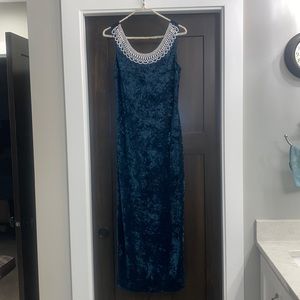 Vintage, 1995, medium, Maurice’s, dress with pearls